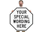 36" x 36" Custom Horizontal Signs