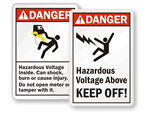 High Voltage Signs