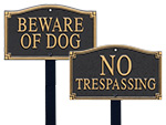 Cast Aluminum Plaques
