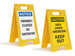 Construction Floor Signs