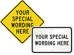 Custom Road Traffic Signs