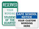 Custom School Parking