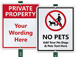Custom LawnBoss Signs