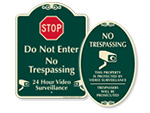 Designer Surveillance Signs