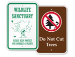 Do Not Cut Trees Signs