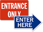 Entrance Door Signs