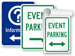 Event Parking Signs