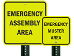 Fluorescent Assembly Signs
