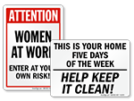 Funny Office Signs