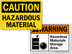 Hazardous Materials Signs