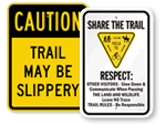 Hiking Safety Signs