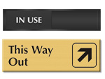 In and Out Signs