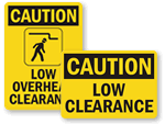 Low Clearance Signs