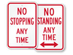 No Standing Any Time