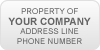 Metal Asset Labels   No Numbering