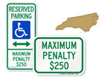 Signs for North Carolina