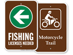 Park Guide Signs   F to M