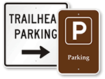 Campground Parking Signs