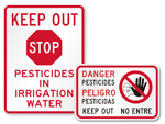 Pesticide Warning Signs