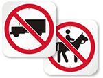 Prohibition Symbol Signs