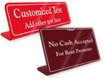 ShowCase Desk Signs