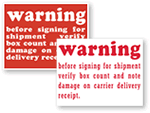 Receiving Labels