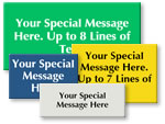 Engraved Plastic Signs