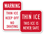 Thin Ice Signs