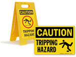 Tripping Hazard Signs
