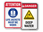 Water Safety Signs