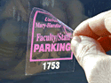 Custom Parking Decals