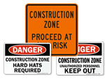 Construction Zone Signs
