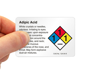 Adipic Acid Label