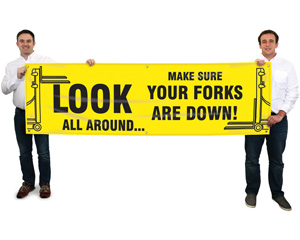 Forklift Banners