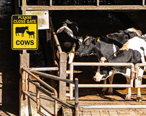 Cattle Crossing Signs