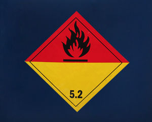 Class 5 Organic Peroxide I.A.T.A. Blank Labels