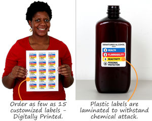Custom Labels With Overlaminate