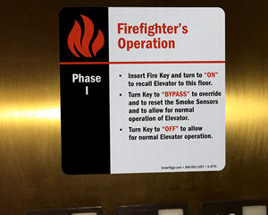 Firefighters Operation Sign