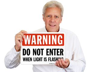 Warning Do Not Enter Sign