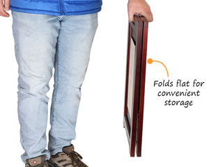 Folds flat FloorBoss Elite Floor Sign