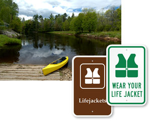 Life Jacket Signs