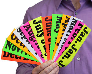 Month of the Year Labels