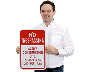 No Trespassing Signs