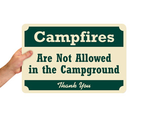 Pine Crest™ Campground Signs