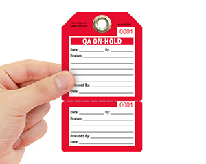 QS On Hold Tag