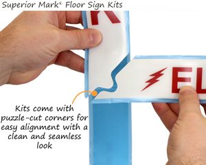 Superior Mark Floor Sign Kits