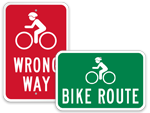Bike Route Signs