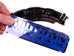 Low Cost Chrome Polyester Labels