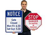 Metal Sign Templates