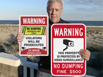 No Dumping Fine Signs